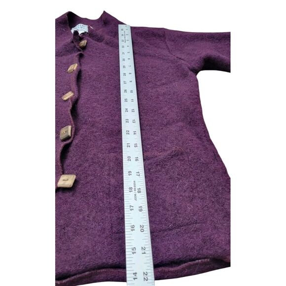 Indigenous Designs Peruvian Alpaca Sheep Wool Cardigan Sweater Size Small - Picture 7 of 9